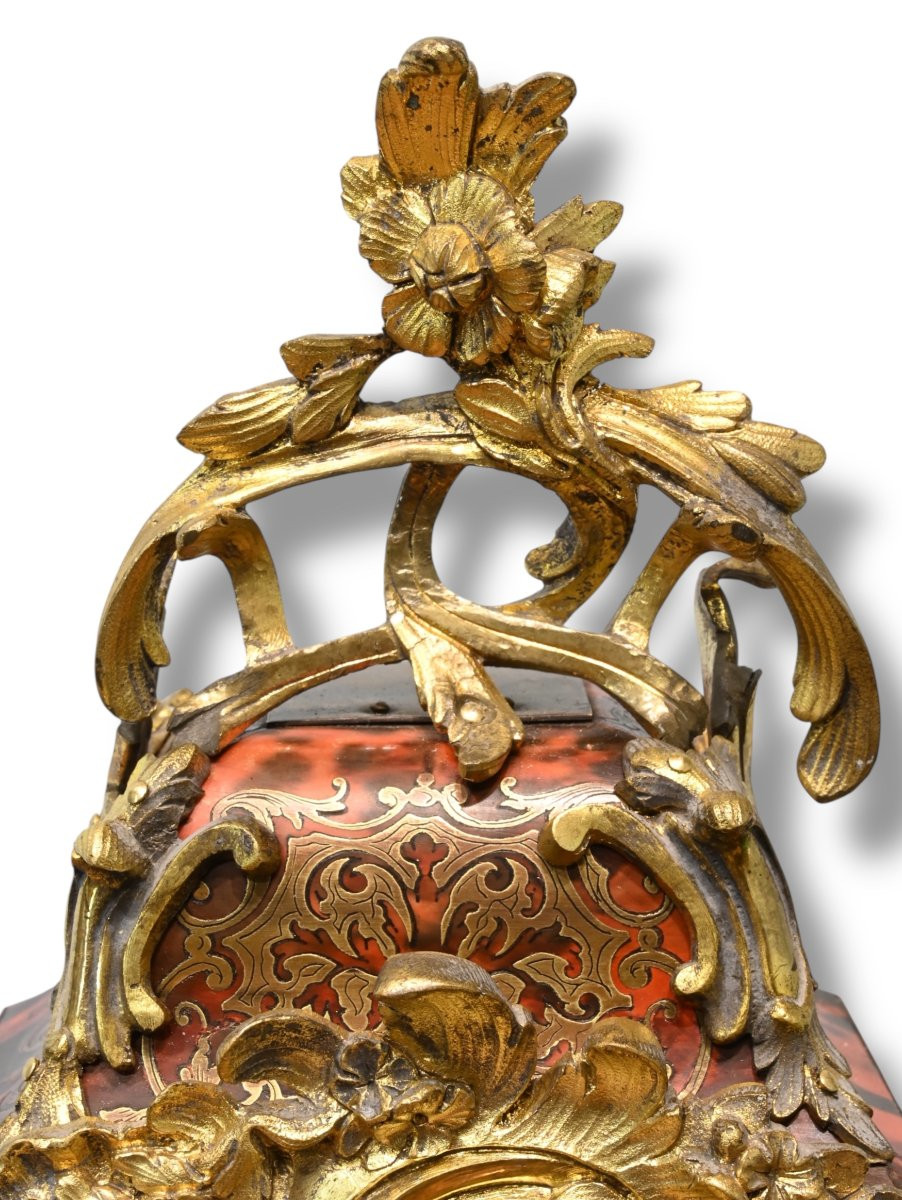 Large Boulle-style Clock - France, Mid-19th Century-photo-2